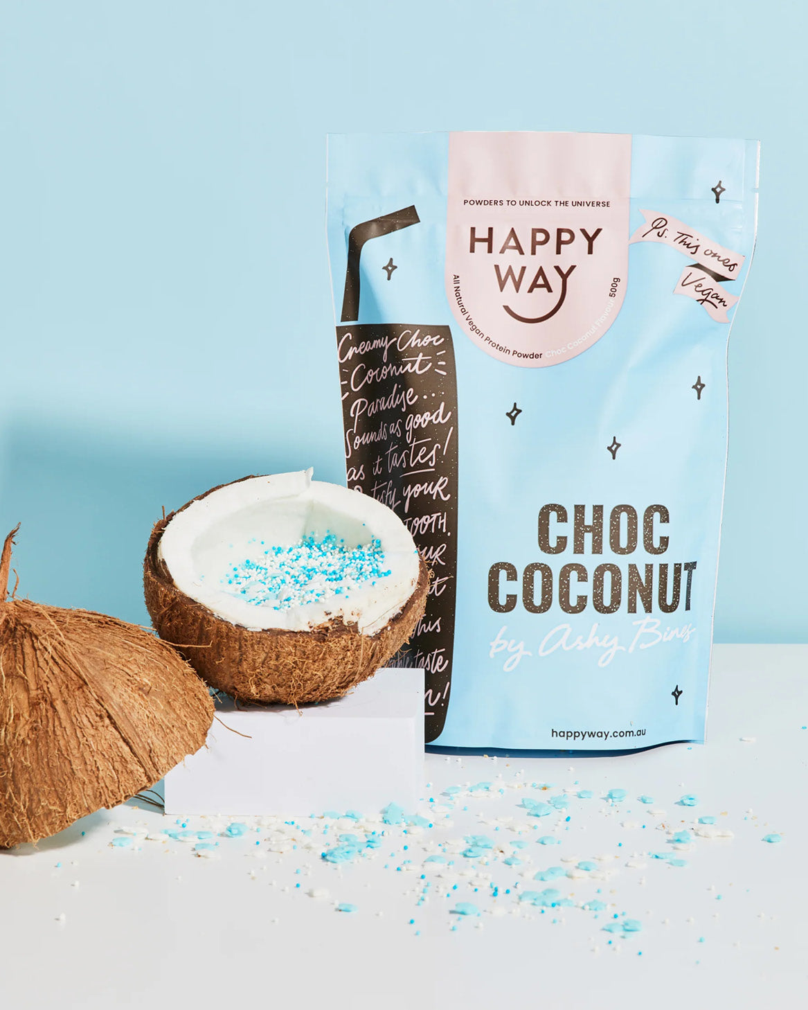 Choc Coconut Vegan Protein Powder 500g